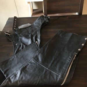 Leather chaps